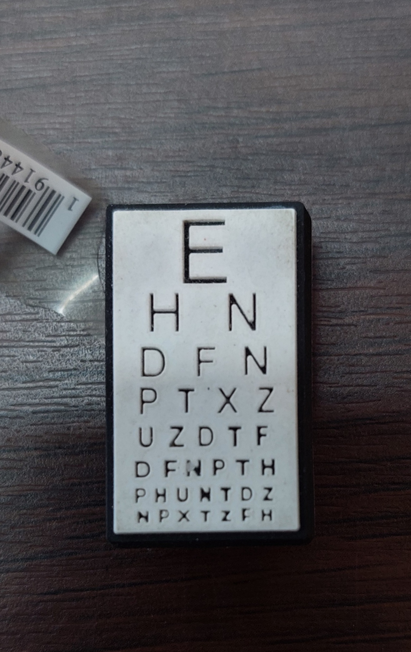 EYE CHART CHARM